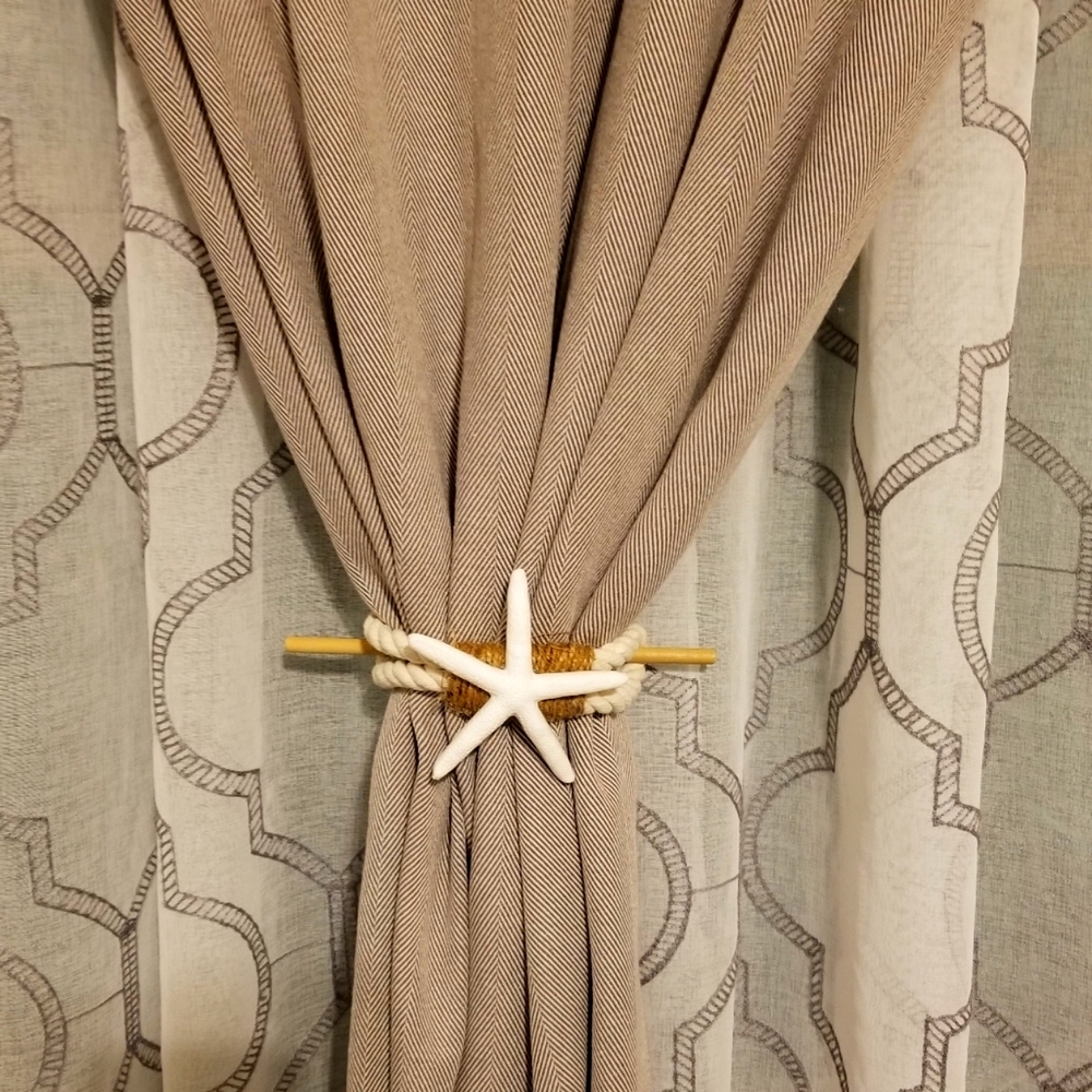 Starfish Curtain tie.